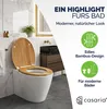 CASARIA® Toilettendeckel mit Absenkautomatik Quick Release Produktbild-Vorschau 5