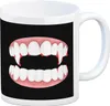 Vampirgebiss Horror Kaffeebecher für Halloween Produktbild-Vorschau 1