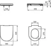 IDEAL STANDARD R392101 WC-Sitz Washpoint, Softclosing, Weiß Produktbild-Vorschau 4