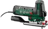 A close-up, studio shot of a green and black jigsaw. Produktbild-Vorschau
