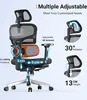 Chaise de bureau ergonomique Pro avec repose-pieds - Chaise Voir les images du produit 4