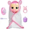 A baby doll wrapped in a blanket with accessories. Anteprima dell’immagine prodotto