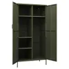 vidaXL Armoire vert olive 90x50x180 cm acier Voir les images du produit 5