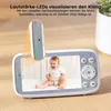 HD chůvička s 4palcovým displejem a 2 kamerami, video Náhled obrázku produktu 5
