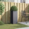vidaXL Pflanzkübel Anthrazit 32x29x75 cm Stahl Produktbild-Vorschau 3