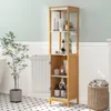GOPLUS Badezimmerschrank, Hochschrank mit verstellbarem Produktbild-Vorschau 9