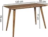 FineBuy Esstisch rechteckig 120 cm Sheesham Massivholz - Produktbild-Vorschau 3