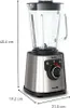 A stand mixer with dimensions indicated. Anteprima dell’immagine prodotto