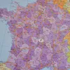 Nástenná mapa Európy s PSČ na zásuvnom podklade 1:3 700 000 Náhľad obrázku produktu 3