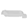 A white protective cap for a power tool battery. Produktbild-Vorschau