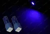 Two blue LED bulbs are shown in the foreground, with a single blue LED light illuminating the background. Produktbild-Vorschau