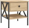 vidaXL Noční stolek Sonoma Dub 40x42x45 cm výrobek ze dřeva Náhled obrázku produktu 2
