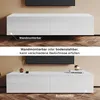 SONNI bílá lesklá nástěnná TV skříňka 140x40x30cm dřevo Náhled obrázku produktu 8