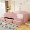 Flieks čalúnená posteľ 90 x 190 cm s 2 zásuvkami, detská Náhľad obrázku produktu 1