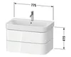 Waschtischunterschrank DURAVIT Happy D.2 Plus BxHxT 775 x Produktbild-Vorschau 2