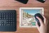 MuchoWow® Mauspad Mousepad Aussicht - Strand - Meer 23x19 Produktbild-Vorschau 4