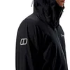 Schwarze Softshelljacke "Ridge-Roamer" von Berghaus; mit Kapuze und Reißverschluss; ideal für Herren. Anteprima dell’immagine prodotto