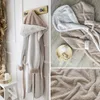 CalmyLIFE Bademantel Damen flauschig Morgenmantel - mit Produktbild-Vorschau 5