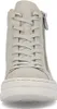 A close-up front view of a beige high-top sneaker. Podgląd zdjęcia produktu