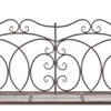 vidaXL Záhradná lavička 104 cm Iron Antique Brown Náhľad obrázku produktu 3
