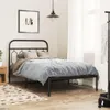 vidaXL Ersatz-Kopfteil Metall Schwarz 107 cm Produktbild-Vorschau 3