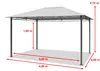 Gartenpavillon 3x4 m wasserdicht Premium Pavillon mit 4 Produktbild-Vorschau 2