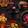 GUSSKÖNIG Dutch Oven Set Mini - 6x 300ml Gusseisen Mini Produktbild-Vorschau 8