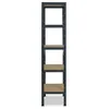 A tall, narrow shelving unit with five shelves, presented against a white background. Anteprima dell’immagine prodotto