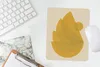 MuchoWow® Mauspad Mousepad Formen - Gelb - Stapel - Produktbild-Vorschau 5