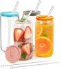 Bicchieri con coperchio e cannuccia 500ml, set di 4 Anteprima dell’immagine prodotto 1