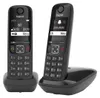 Téléphone fixe sans fil Gigaset AS690 Duo Noir Voir les images du produit 7