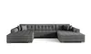 Ecksofa Couchgarnitur Vento mit Schlaffunktion – Großzügige Produktbild-Vorschau 2