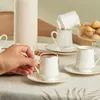 Karaca Runo Espressotassen-Set für 6 Personen, Weiß Produktbild-Vorschau 4