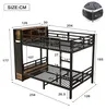 Merax metalen etagetoft 120x200 cm met lade, stapelbed met Productafbeelding-voorbeeld 5