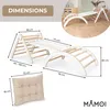 MAMOI® Structure d'escalade Triangle d'escalade Indoor 4 en Voir les images du produit 3