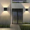 ZMH Led Wandleuchte Innen & Aussen Schwarz Wandlampe  01 Produktbild-Vorschau 7