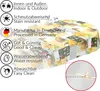 Tischdecke Wachstuch Tiere Gelb Robust Wasserabweisend Oval Produktbild-Vorschau 2