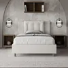 ITYHOME - Gepolstertes Bett mit Lattenrost 120x210 mit Produktbild-Vorschau 2
