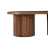 Merax Oval Couchtisch aus MDF, Vintage Design mit Produktbild-Vorschau 10