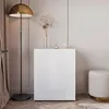 KOMTO Schreibtisch mit Stauraum Weiß – PC Tisch mit 2 Produktbild-Vorschau 8