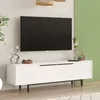 TV Schrank ’Urejovle’ mit 2 Türen 160 x 36 x 45 cm Weiß Produktbild-Vorschau 1