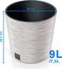 Prosperplast Blumentopf FURU Round Eco Wood Weiß 25 cm Produktbild-Vorschau 6