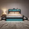 INONEFT Slaapbank 180x200 cm, bed met opbergruimte, 4 Productafbeelding-voorbeeld 2