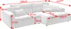 KAWOLA Sofa MIKA Ecksofa XL Cord smaragd Longchair rechts Produktbild-Vorschau 7