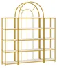 Merax Bücherregal Bogen-Design Standregal, 3-teiliges Regal Produktbild-Vorschau 7