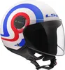 Jet Helma LS2 OF558 SPHERE LUX II Urby White Matt Blue Red Náhled obrázku produktu 1