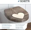 SCHÜTTE WC Sitz WOOD HEART, Duroplast Toilettendeckel mit Produktbild-Vorschau 2