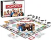 The image shows the Monopoly Big Bang Theory board game box and the opened game board with pieces. Produktbild-Vorschau