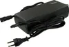 A black Yamaha e-bike charger with its power cord and plug. Produktbild-Vorschau