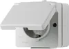 JUNG Presa di corrente 1f gr glz WG600 con cerniera a Anteprima dell’immagine prodotto 1